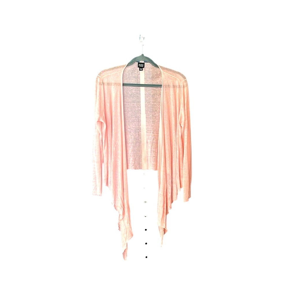 Eileen Fisher, sheer linen wrap… Size small… Pink peach shades… Beautiful